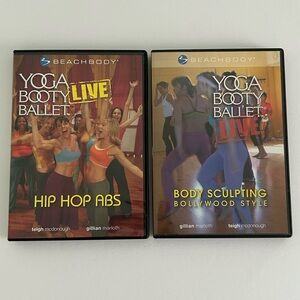 Beachbody Yoga Booty Ballet DVD Set Hip Hop Abs & Body Sculpting Bollywood Style